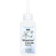 KREUL Window colour, Outlining Paint, White, 80ml - Glass Paints