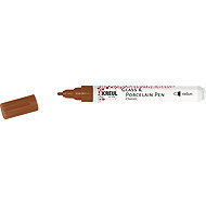 KREUL na sklo a porcelán CLASSIC, 2 - 4 mm, koňakový - Marker