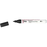KREUL Glas- und Porzellanmalstift Classic, 1 - 2 mm, schwarz - Marker