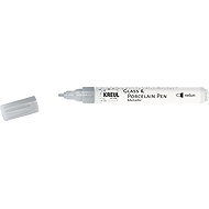 KREUL na sklo a porcelán METALLIC, 2 - 4 mm, stříbrný - Marker