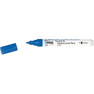 KREUL na sklo a porcelán CLEAR, 2 - 4 mm, transparentní modrý - Marker