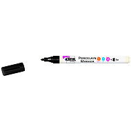 KREUL na sklo a porcelán, 1 - 2 mm, černý - Marker