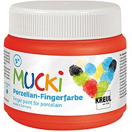 KREUL MUCKI für Porzellan, rot, 150 ml - Fingerfarben