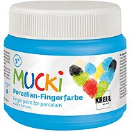 KREUL MUCKI na porcelán, modrá, 150 ml - Fingerpaints