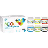 KREUL MUCKI na porcelán, 6 barev, 6 × 150 ml - Fingerpaints