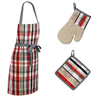 Kela 3-Piece Kitchen Textile Set TABEA checked - Apron