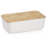 Kela Breadbox Apart plastic / wood white - Breadbox