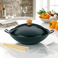 Kela Wok cast iron 36cm set of 5pcs - Wok Pan