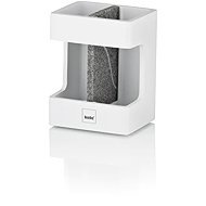 Kela KL-23693 Cube Polyresin, White - Toothbrush Holder