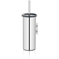 KELA toilet set Alor stainless steel 18/10 dark grey high wall mounted - Toilet Brush
