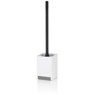 KELA toilet set Cube polyresin white - Toilet Brush