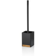 KELA toilet set Cube polyresin black - Toilet Brush
