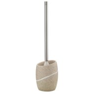KELA WC set Talus, poly, decor stone beige - Toilet Brush
