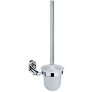 KELA toilet set LUCIDO stainless steel 15 × 12 × 43 cm - Toilet Brush