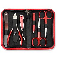 Kellermann Leather manicure set L 52139 MC RED red - Manicure Set