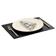 Kesper Schieferplatte zum Servieren von Speisen - rechteckig - 40 cm x 30 cm - Tablett