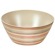 Kesper Obstschale / Salatschüssel mit Bambusfaser-Motiv - 25 x 25 x 12 cm - Schale