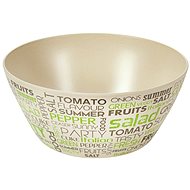 Kesper Fruit and Salad Bowl with Letters Motif, 25 x 25cm - Bowl