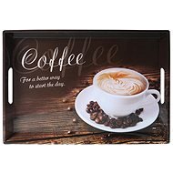 Kesper Serviertablett mit Kaffeemotiv - 50 cm x 35 cm - Tablett