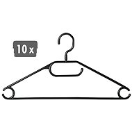 Kesper Hangers, Black, Plastic, 10pcs - Hanger