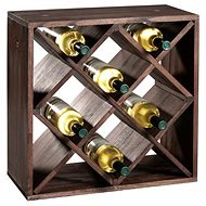 Kesper Wine Stand, Dark Pine 50 x 50 x 25cm - Wine Rack