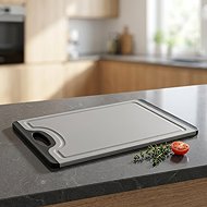 KESPER Cutting board grey, non-slip, 365 × 245 mm - Cutting Board