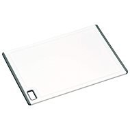 Kesper Plastic Cutting Board, White, Non-slip Rubber 36 x 25cm - Chopping Board