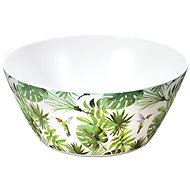 Kesper Tropical Leaves, for Fruits and Salads, Diameter of 25cm, Height of 11cm - Bowl