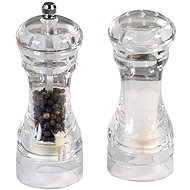 Kesper Pepper mill and straw 14 cm, transparent acrylic - Spice Grinder