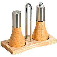 Kesper Table grinder set for pepper and straws, height 13 cm, rubberwood and stainless steel - Spice Grinder