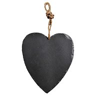 Kesper Slate Board, Heart 27 x 23cm - Decoration