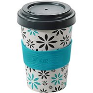 Kesper Coffee Mug with Flowers Decor, 400ml - Thermal Mug