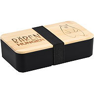 Kesper Lunch box black, bamboo, plastic 18,5 × 10,5 × 5cm - Lunch Box