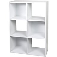 Kesper Shelf with 6 compartments 61 × 91 × 30 cm, white - Shelf