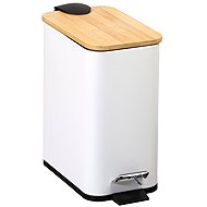 KESPER Cosmetic basket with soft closing 5 l, white - Rubbish Bin