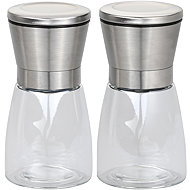 KESPER Spice grinder 2 pcs 6,5 × 13,5 cm, stainless steel/plastic - Mill Set