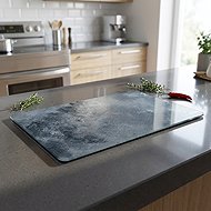 Kesper Glass cutting board with concrete motif, 38 × 28,5 cm - Cutting Board