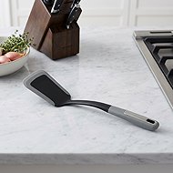 KESPER Turner with silicone rim 36,5 cm, grey - Spatula