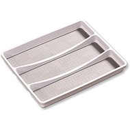 KESPER 3 compartments, 40,5 × 32,5 × 4,5 cm, plastic, white - Cutlery Tray