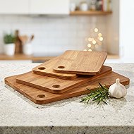 Kesper Cutting boards 4 pcs, dark bamboo - Cutting Board