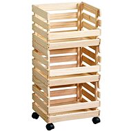 KESPER Fruit and vegetable rack with wheels 80 × 37 × 30 cm - Shelving Unit