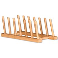 KESPER Stand for 6 plates, 25 × 14 × 9,7 cm, bamboo - Plate Rack