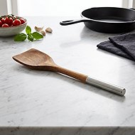 Kesper Cooking pan with metal handle, acacia wood, acacia, length 300 mm, square - Cooking Spoon