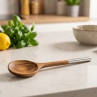 Kesper Cooking pan with metal handle, acacia wood, acacia, length 300 mm - Cooking Spoon
