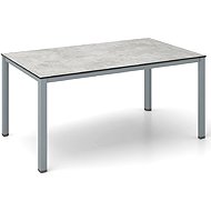 KETTLER Aluminium dining table CUBIC, silver/antacite/KETTALUX - Garden Table