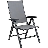 Kettler Cirrus Reclining aluminium chair anthracite/grey - Garden Armchair