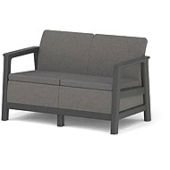 Keter Scandi Linea 2 Seaters Sofa, Mountain Grey/Grafit - Garden Bench