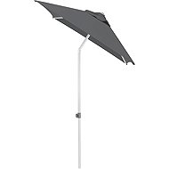 KETTLER Easy push parasol 150 × 210 cm, silver/anthracite, waterproof - Sun Umbrella