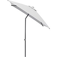 KETTLER Easy push parasol 200 × 200 cm, matt anthracite/light grey, waterproof - Sun Umbrella