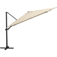 KETTLER Umbrella Easy turn 300 × 300 cm, matt anthracite/beige, waterproof - Sun Umbrella